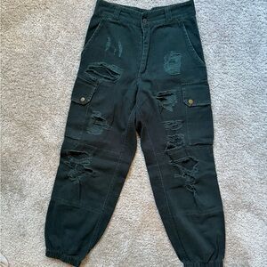Carmar Dark Green Cargo Pants